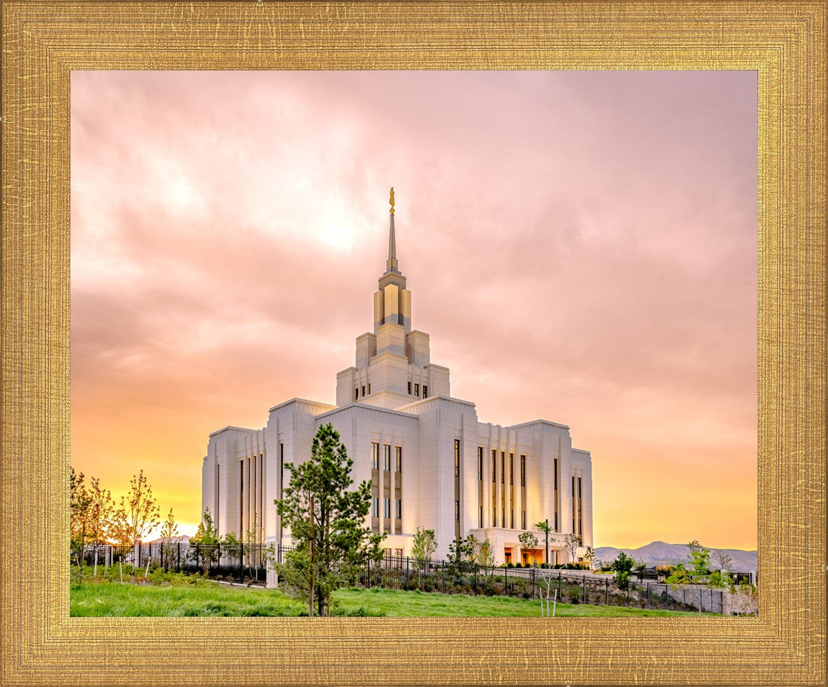 Saratoga Springs Utah Pink Glow