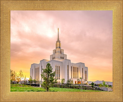 Saratoga Springs Utah Pink Glow