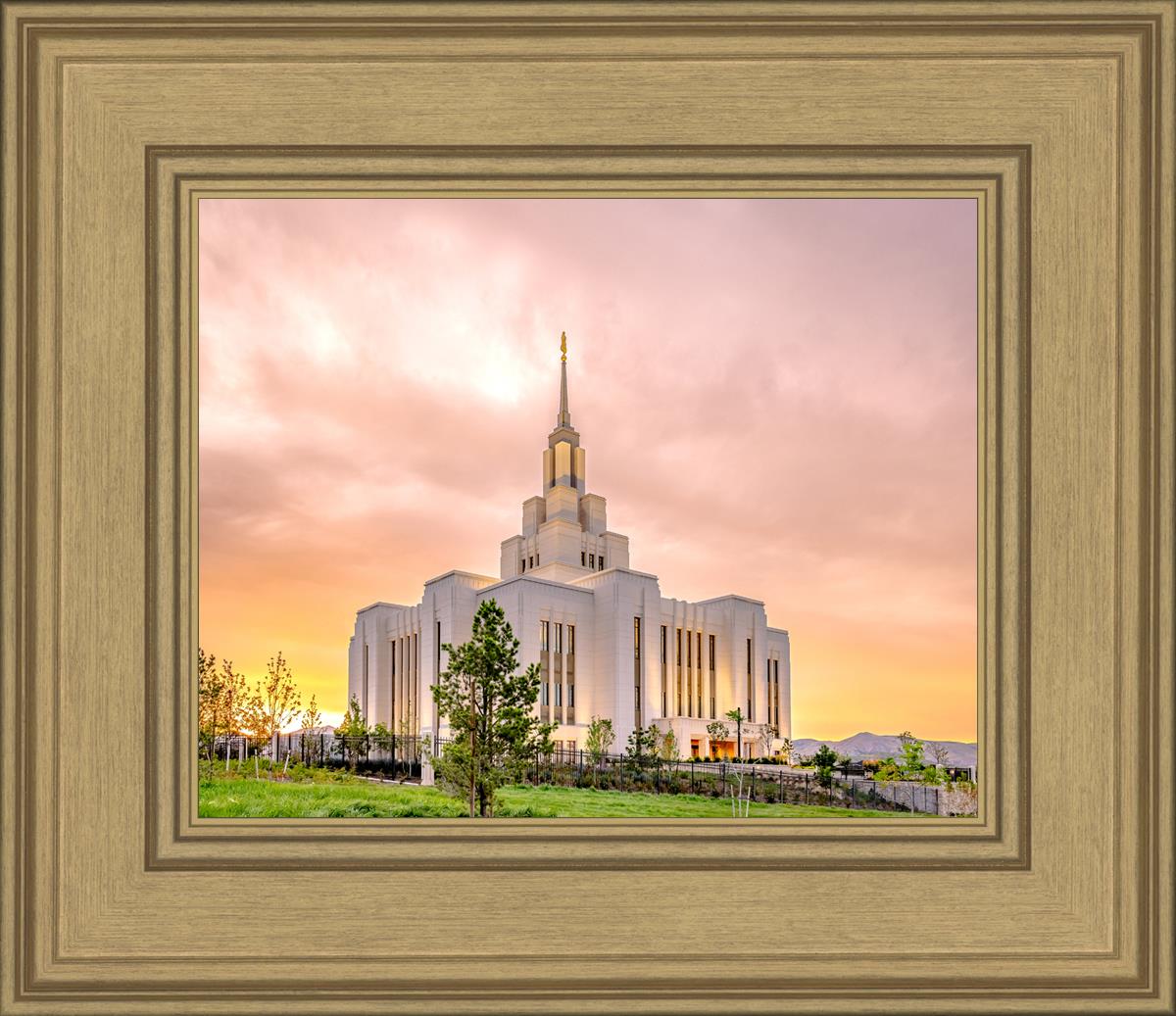 Saratoga Springs Utah Pink Glow