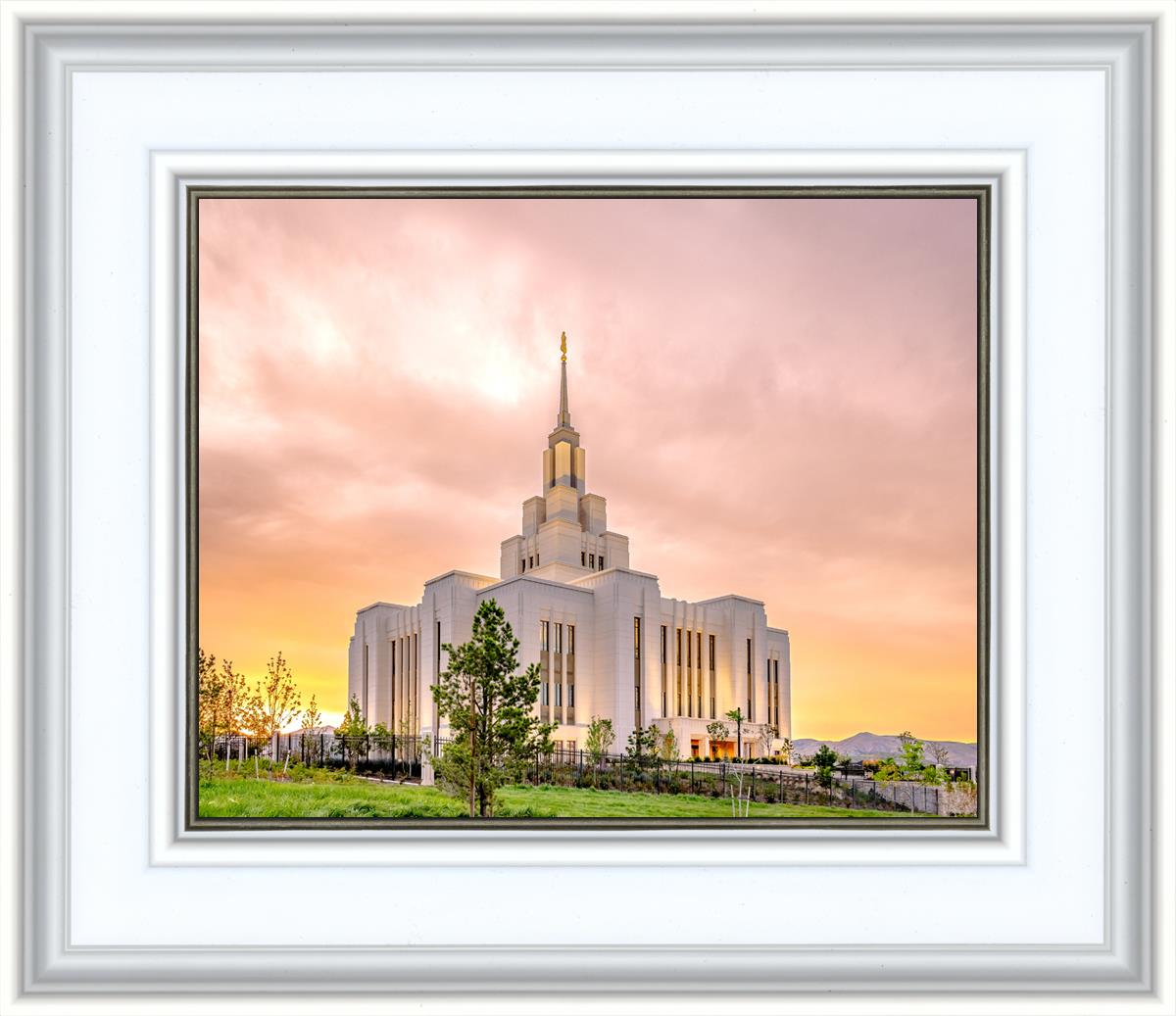 Saratoga Springs Utah Pink Glow