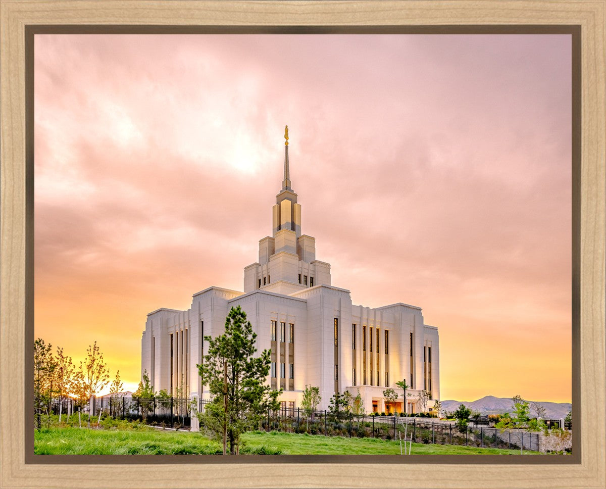 Saratoga Springs Utah Pink Glow