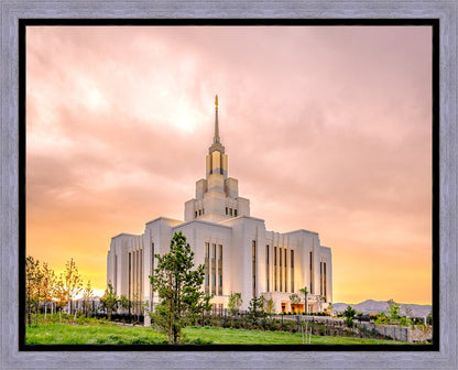 Saratoga Springs Utah Pink Glow