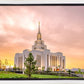 Saratoga Springs Utah Pink Glow