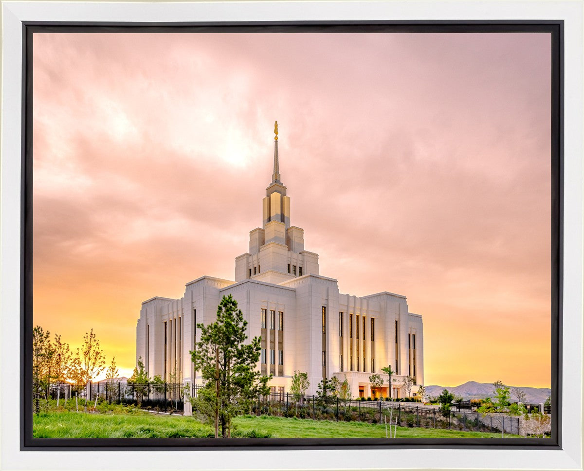 Saratoga Springs Utah Pink Glow