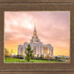 Saratoga Springs Utah Pink Glow