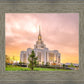 Saratoga Springs Utah Pink Glow