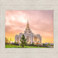 Saratoga Springs Utah Pink Glow