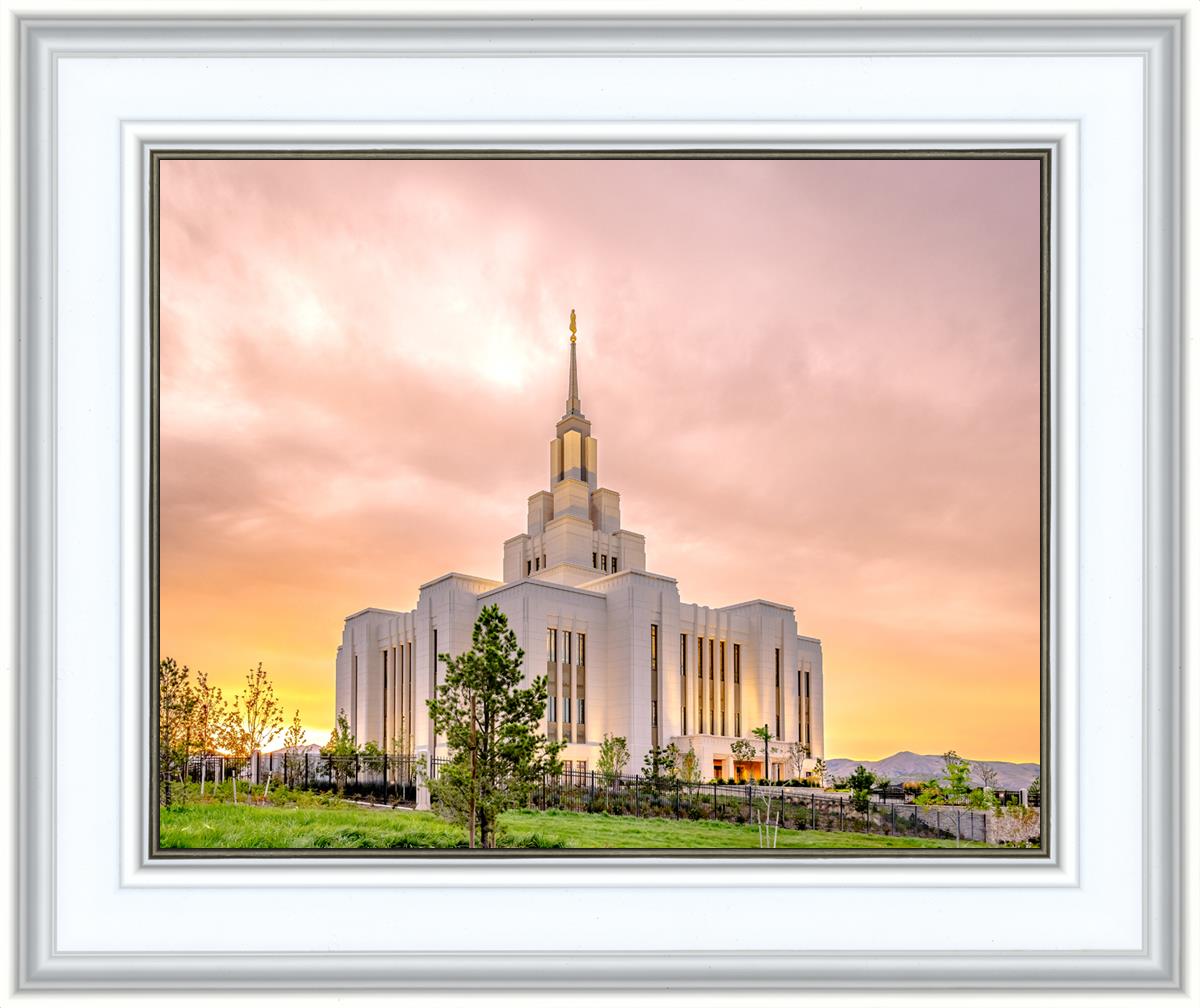 Saratoga Springs Utah Pink Glow