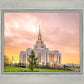 Saratoga Springs Utah Pink Glow