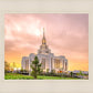 Saratoga Springs Utah Pink Glow