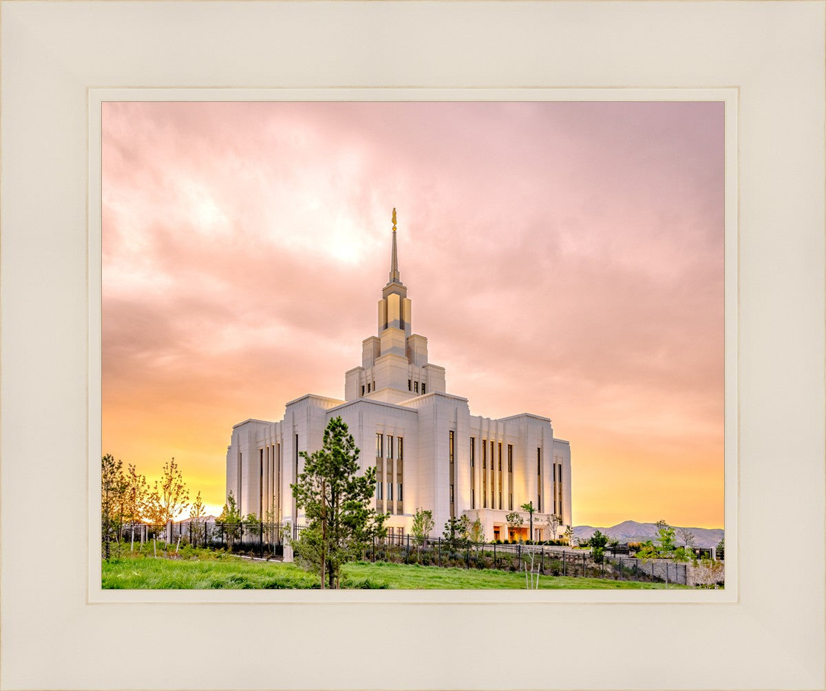 Saratoga Springs Utah Pink Glow