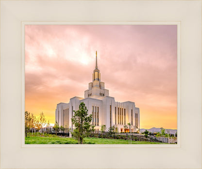 Saratoga Springs Utah Pink Glow