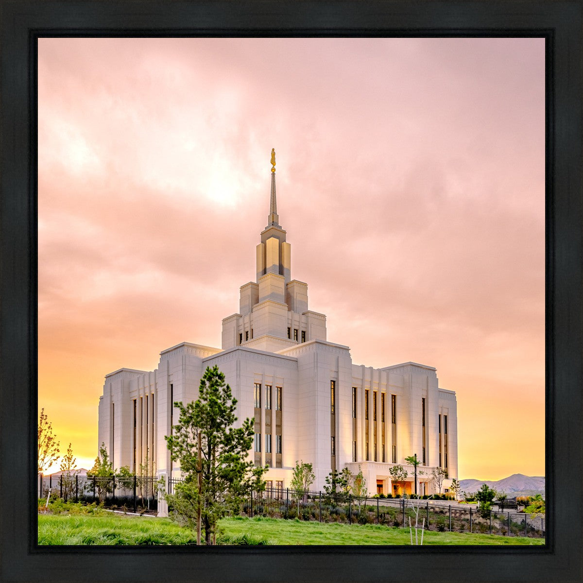 Saratoga Springs Utah Pink Glow