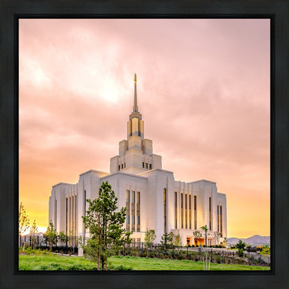 Saratoga Springs Utah Pink Glow