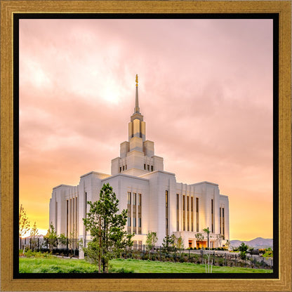 Saratoga Springs Utah Pink Glow