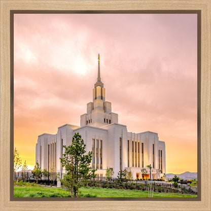 Saratoga Springs Utah Pink Glow