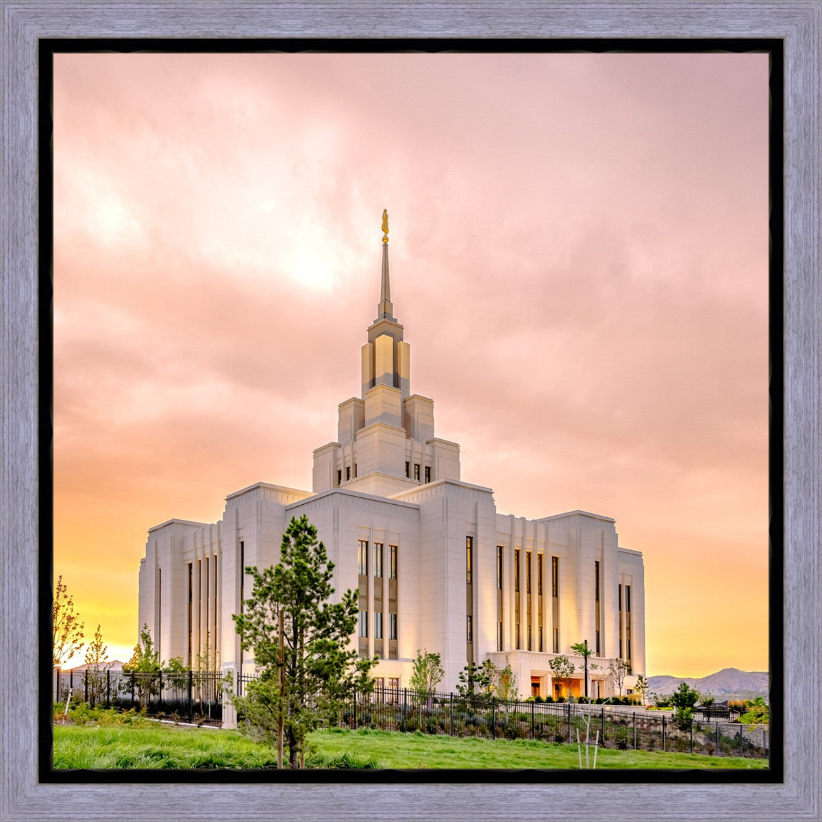 Saratoga Springs Utah Pink Glow