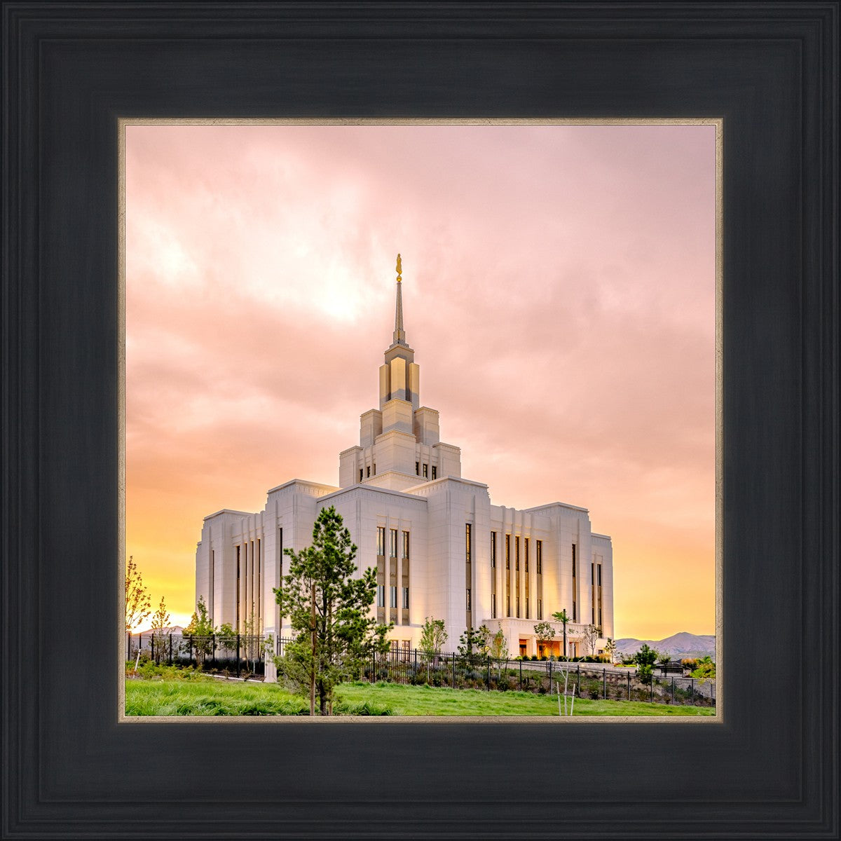 Saratoga Springs Utah Pink Glow