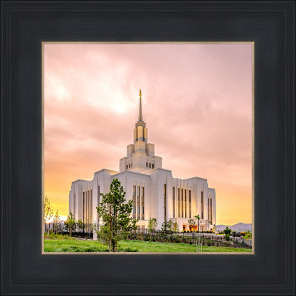 Saratoga Springs Utah Pink Glow