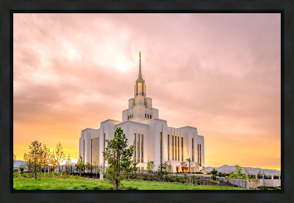 Saratoga Springs Utah Pink Glow