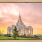 Saratoga Springs Utah Pink Glow