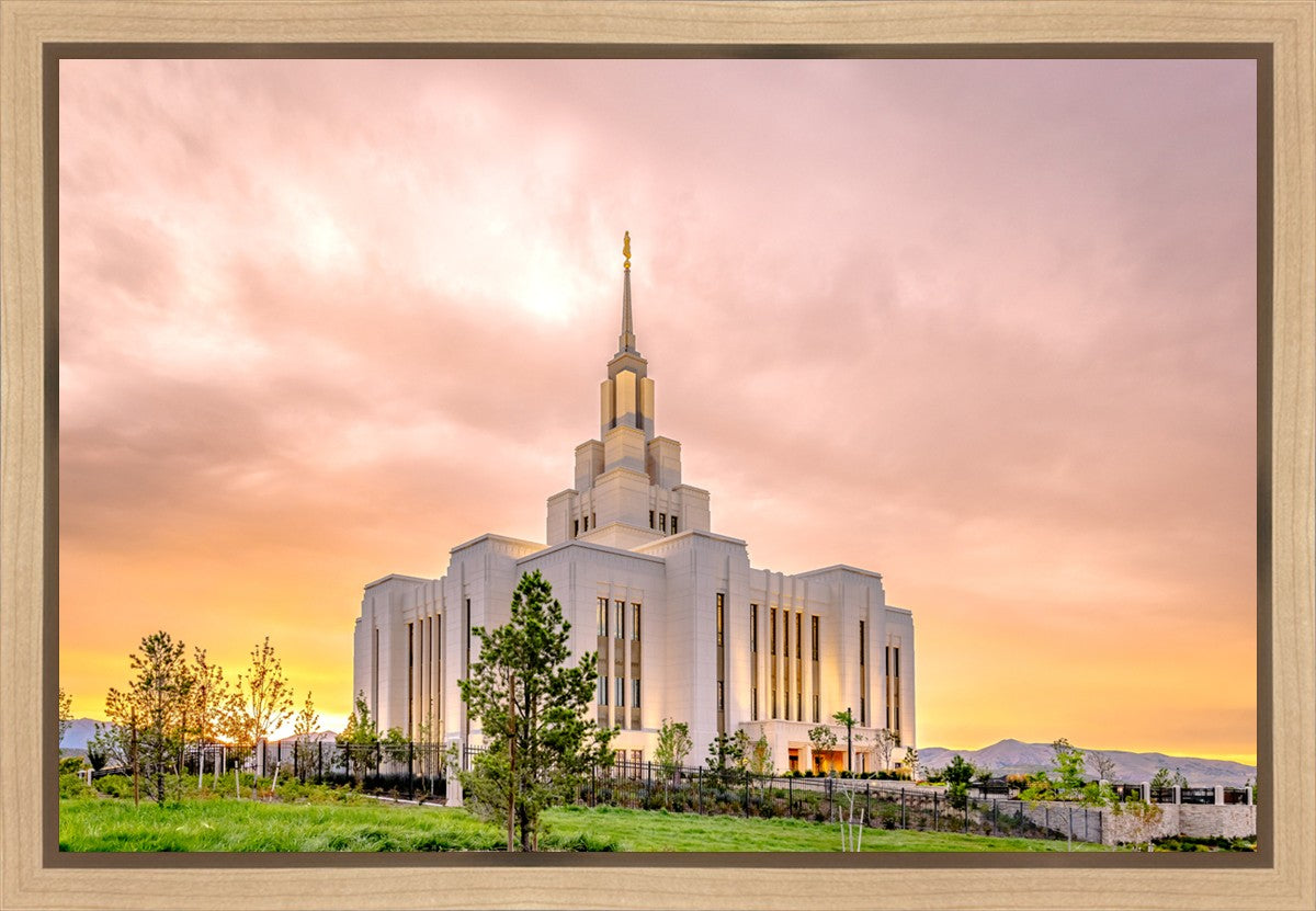 Saratoga Springs Utah Pink Glow