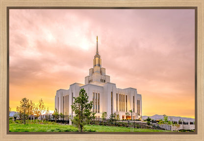 Saratoga Springs Utah Pink Glow