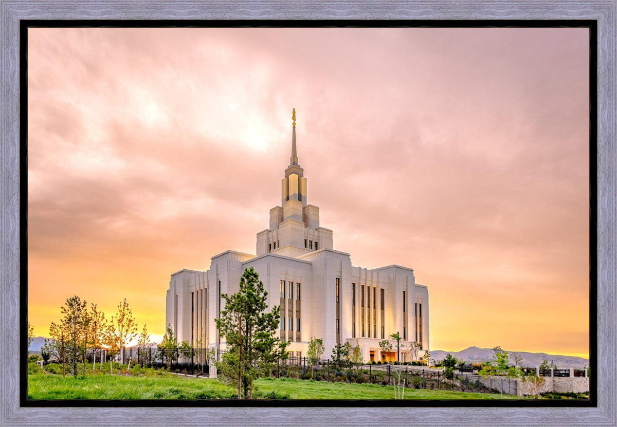 Saratoga Springs Utah Pink Glow