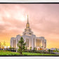 Saratoga Springs Utah Pink Glow