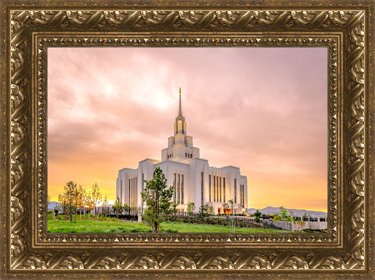 Saratoga Springs Utah Pink Glow