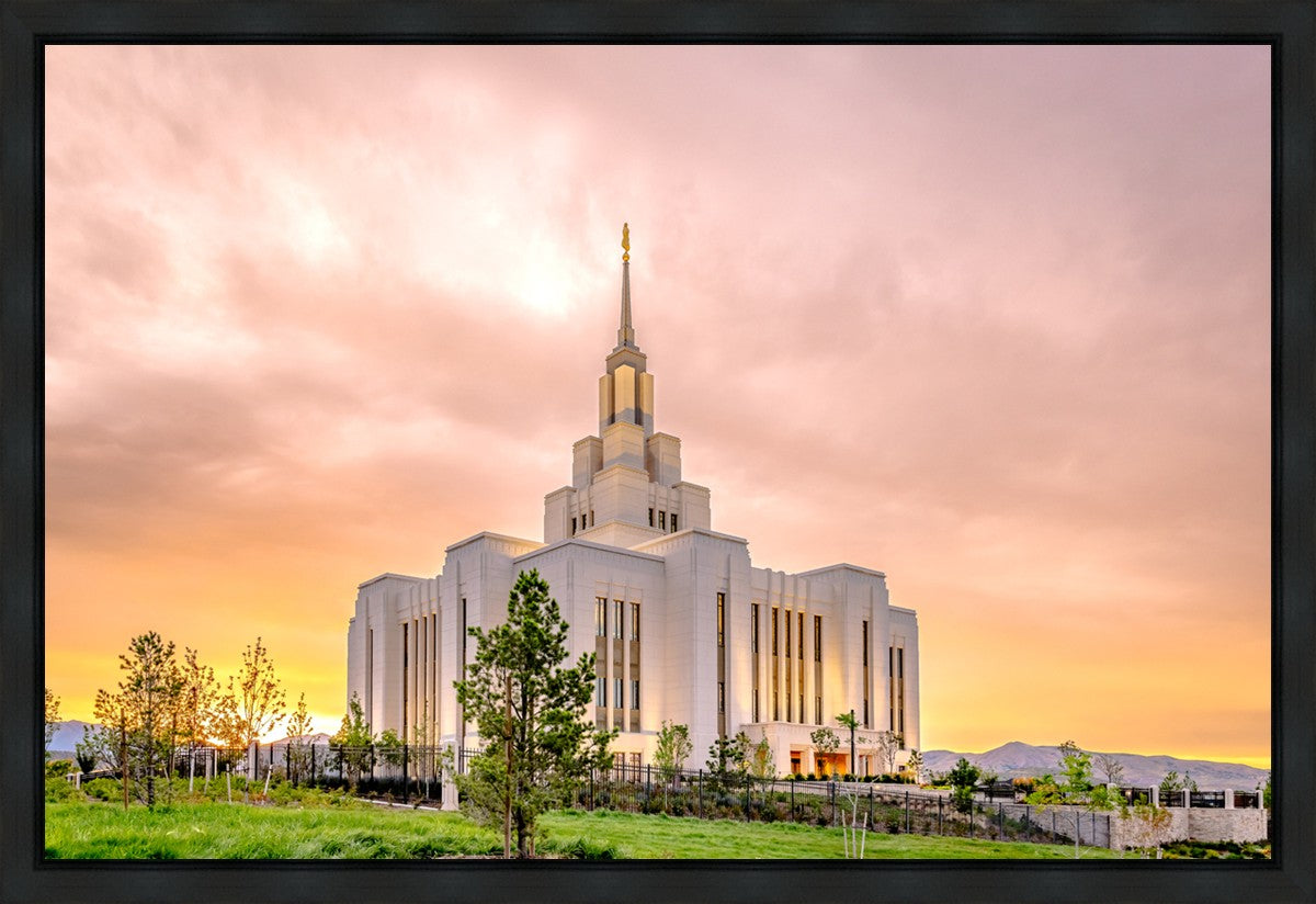 Saratoga Springs Utah Pink Glow