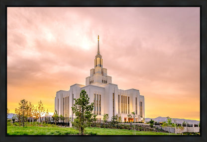 Saratoga Springs Utah Pink Glow