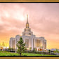Saratoga Springs Utah Pink Glow