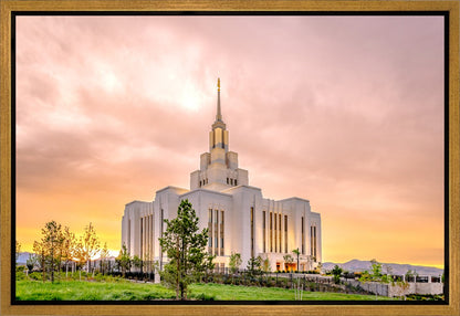 Saratoga Springs Utah Pink Glow