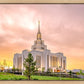 Saratoga Springs Utah Pink Glow