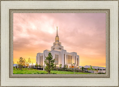 Saratoga Springs Utah Pink Glow