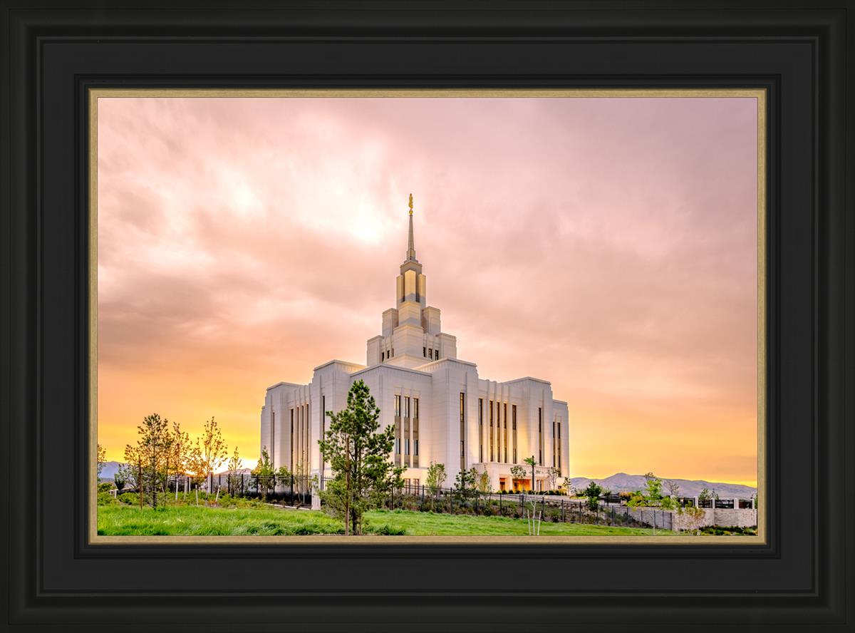 Saratoga Springs Utah Pink Glow