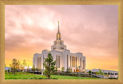 Saratoga Springs Utah Pink Glow