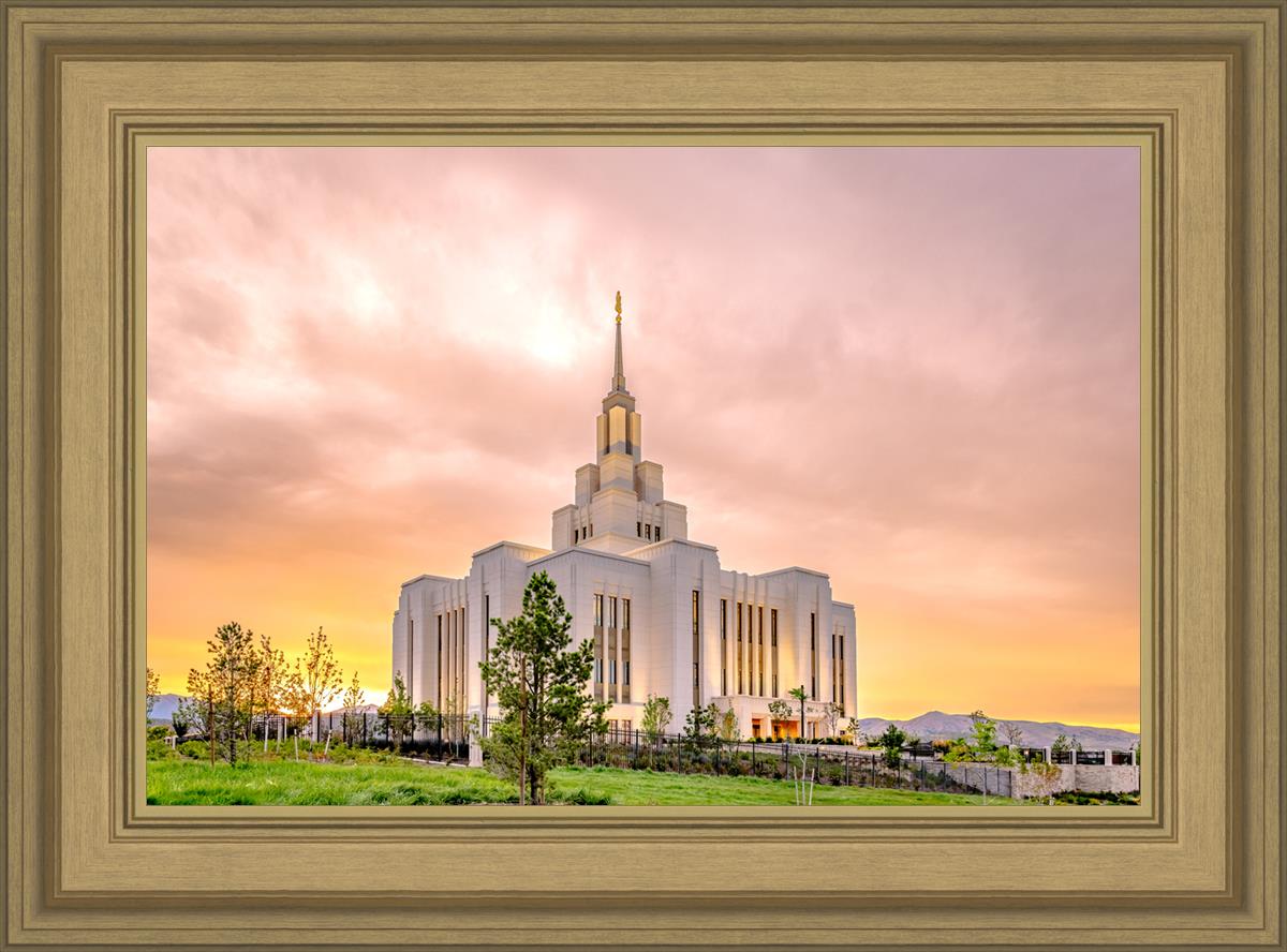 Saratoga Springs Utah Pink Glow