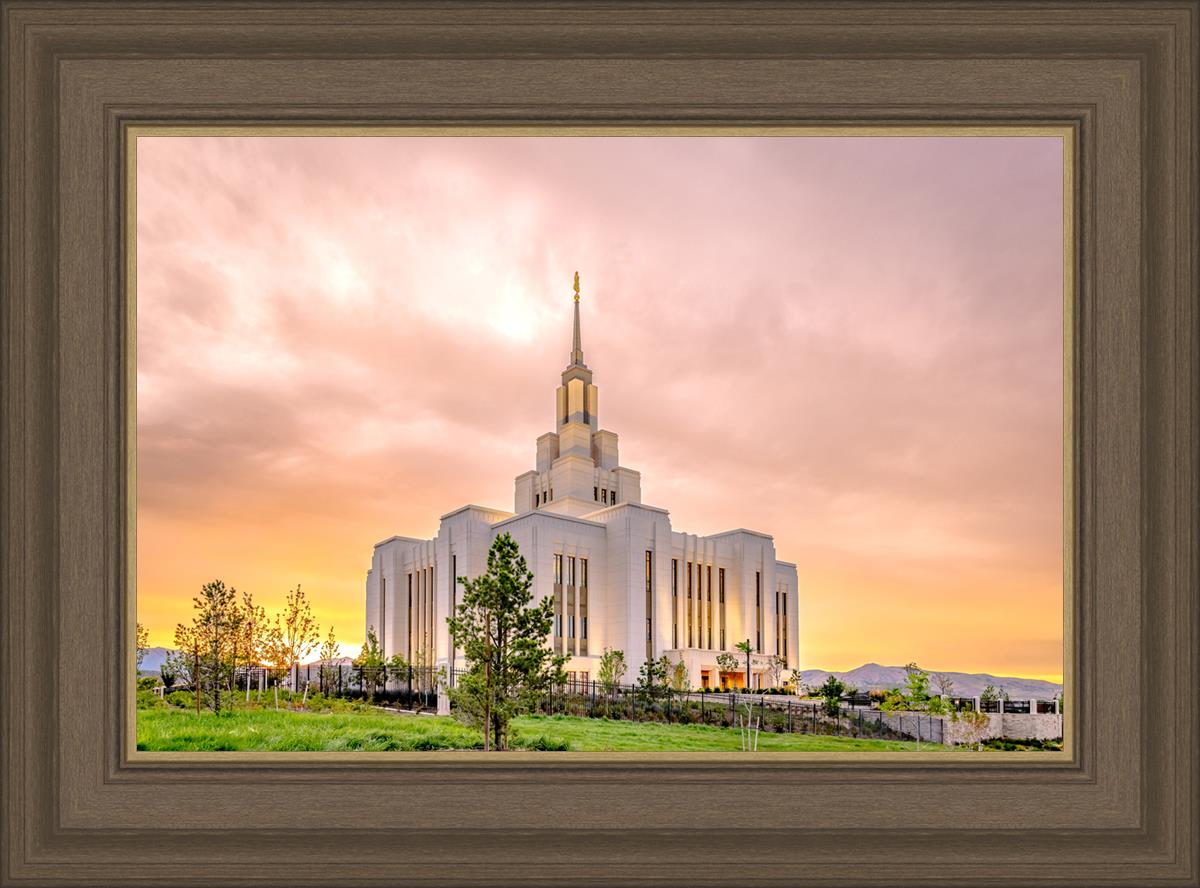 Saratoga Springs Utah Pink Glow
