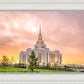 Saratoga Springs Utah Pink Glow