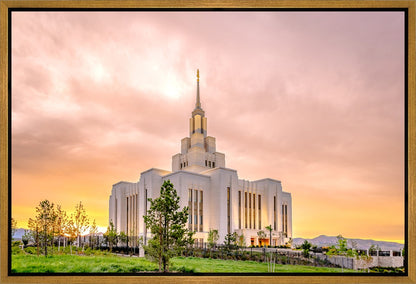 Saratoga Springs Utah Pink Glow