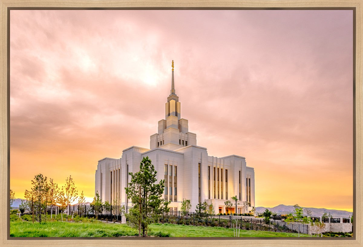 Saratoga Springs Utah Pink Glow