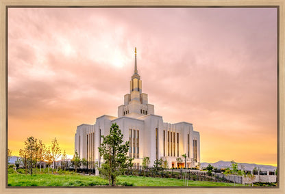 Saratoga Springs Utah Pink Glow