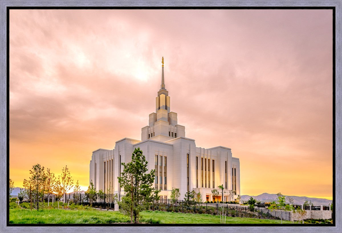 Saratoga Springs Utah Pink Glow