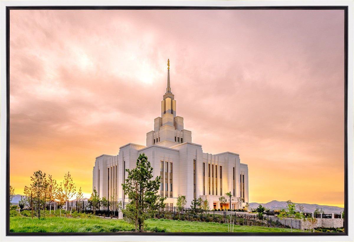 Saratoga Springs Utah Pink Glow