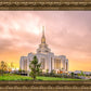 Saratoga Springs Utah Pink Glow