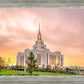 Saratoga Springs Utah Pink Glow