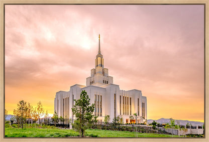 Saratoga Springs Utah Pink Glow