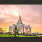 Saratoga Springs Utah Pink Glow